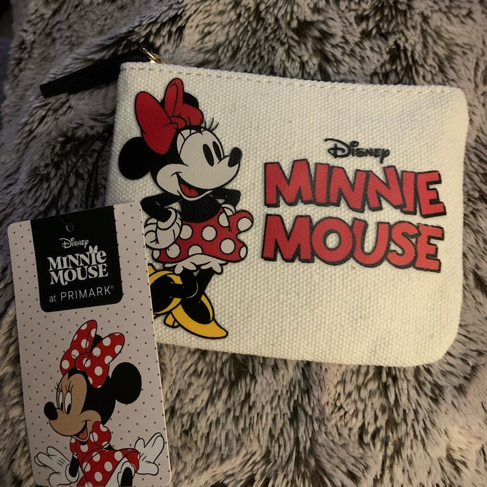 Disney Minnie Mouse Kids Coin Purse - White, Red, and Black